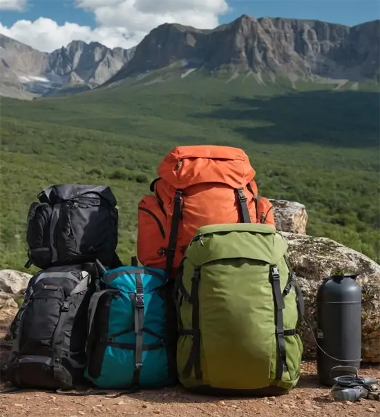 Rugged outdoor bags by Travipak, designed for hiking, camping, and adventure travel.