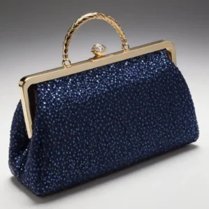 Evening Bag Elegance - Luxurious shimmering clutch for women, perfect for parties, weddings, and special occasions.