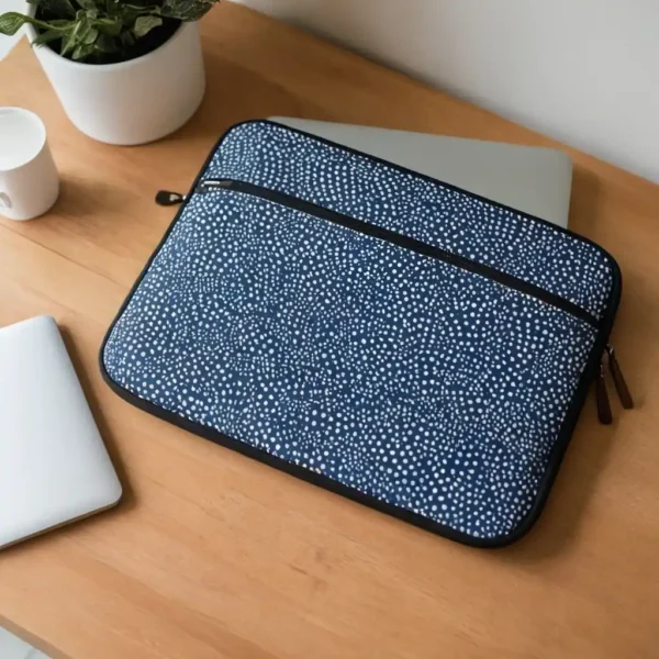 added laptop sleeve with a zipper closure